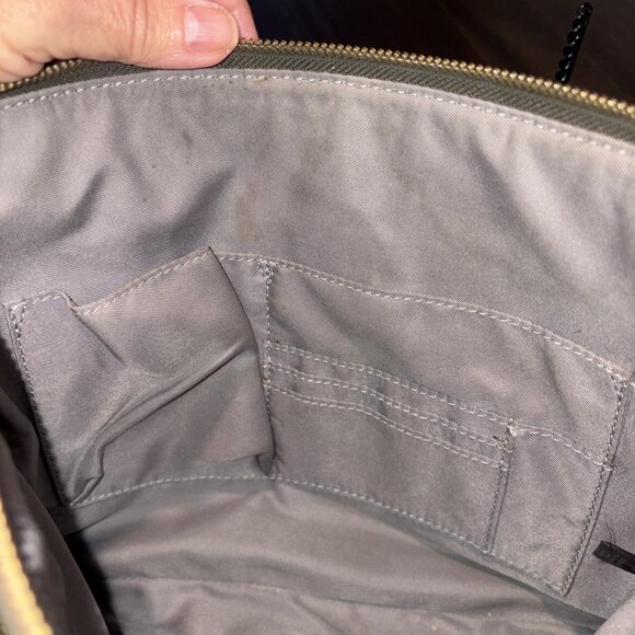 Fossil Elise Purse Green Pebbled Leather Crossbody Two Zippered Pockets Handbag - Picture 6 of 6